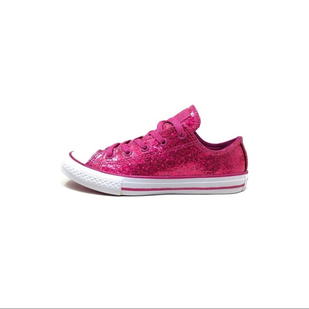 converse chucks all-star girls glittery pink